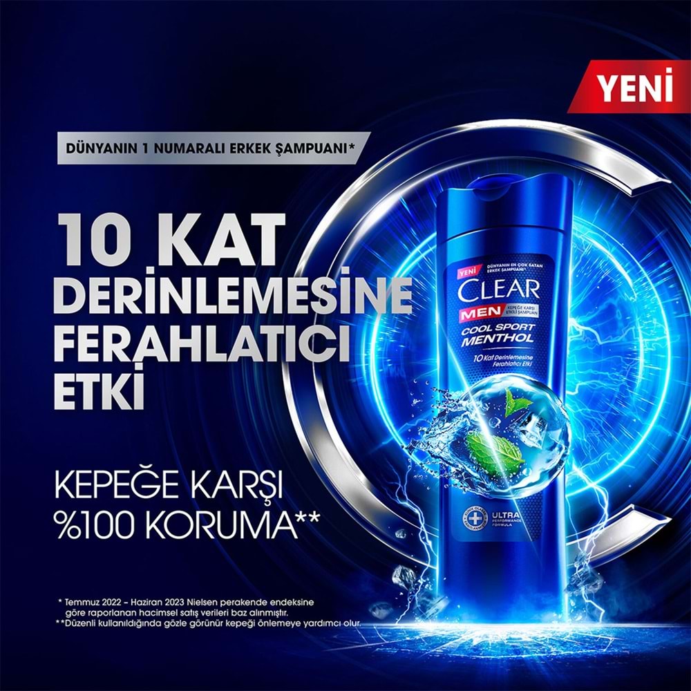 CLEAR COOL SPORT MENTHOL 350ML