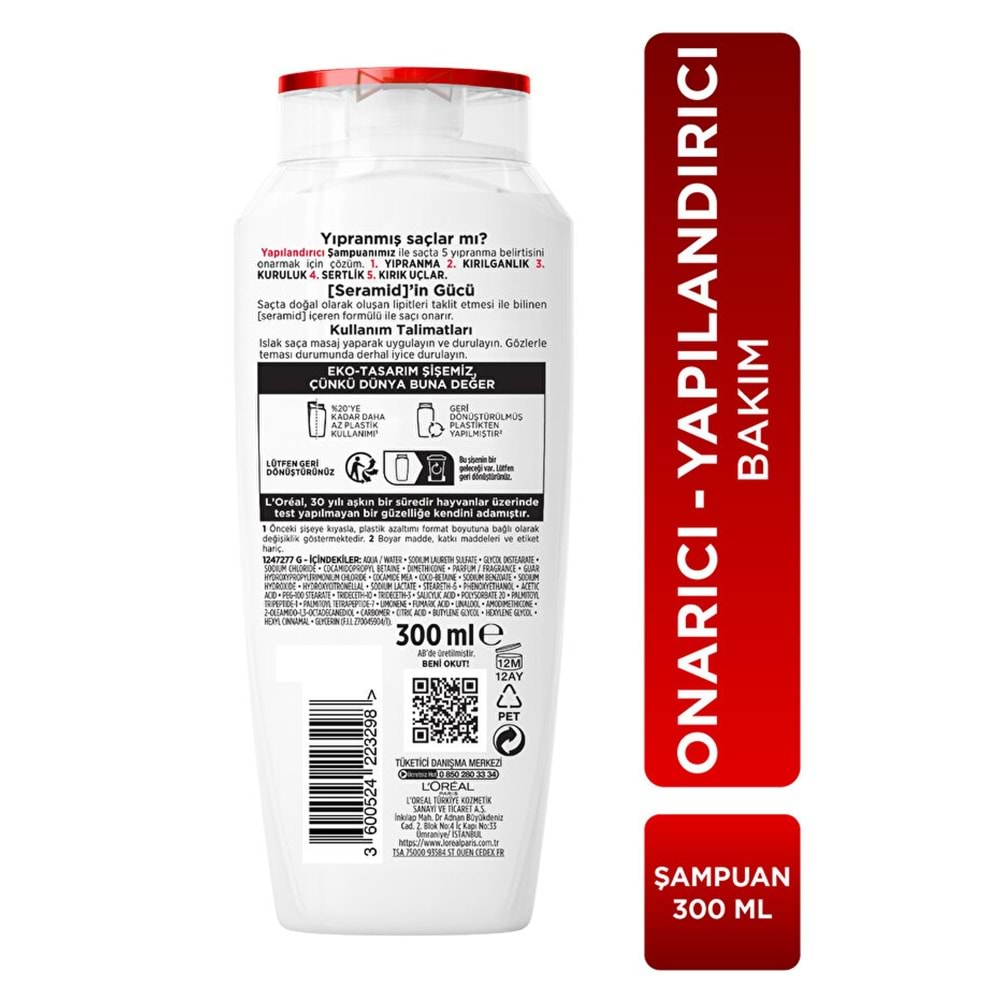 ELSEVE KOMPLE ONARICI 5 ŞAMPUAN 300ML