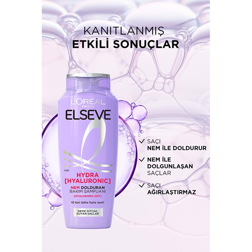 ELSEVE HYALURONIC ŞAMPUAN 300ML