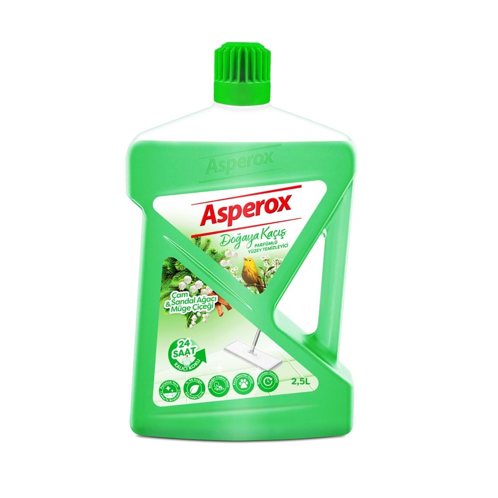 ASPEROX YÜZEY TEMİZLEYİCİ YEŞİL 2.5LT