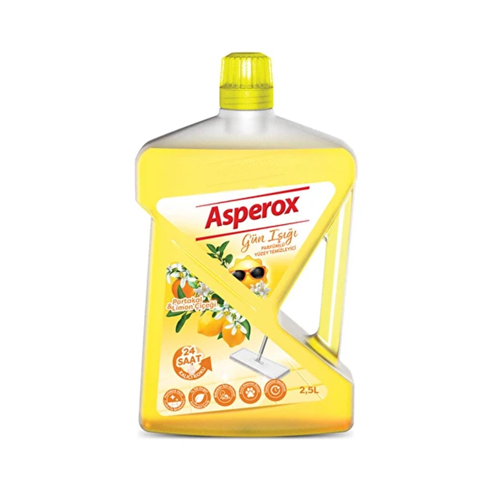 ASPEROX YÜZEY TEMİZLEYİCİ SARI 2.5LT