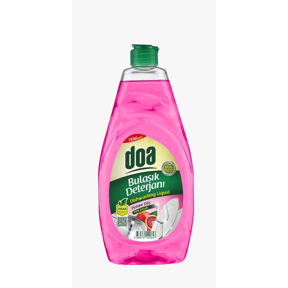 DOA BULAŞIK DETERJANI PEMBE DÜŞ 750ML