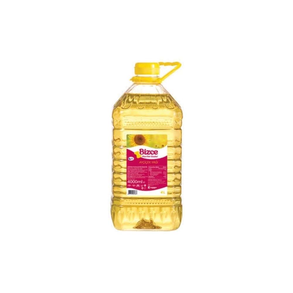 BİZCE AYÇİÇEK YAĞI 4LT