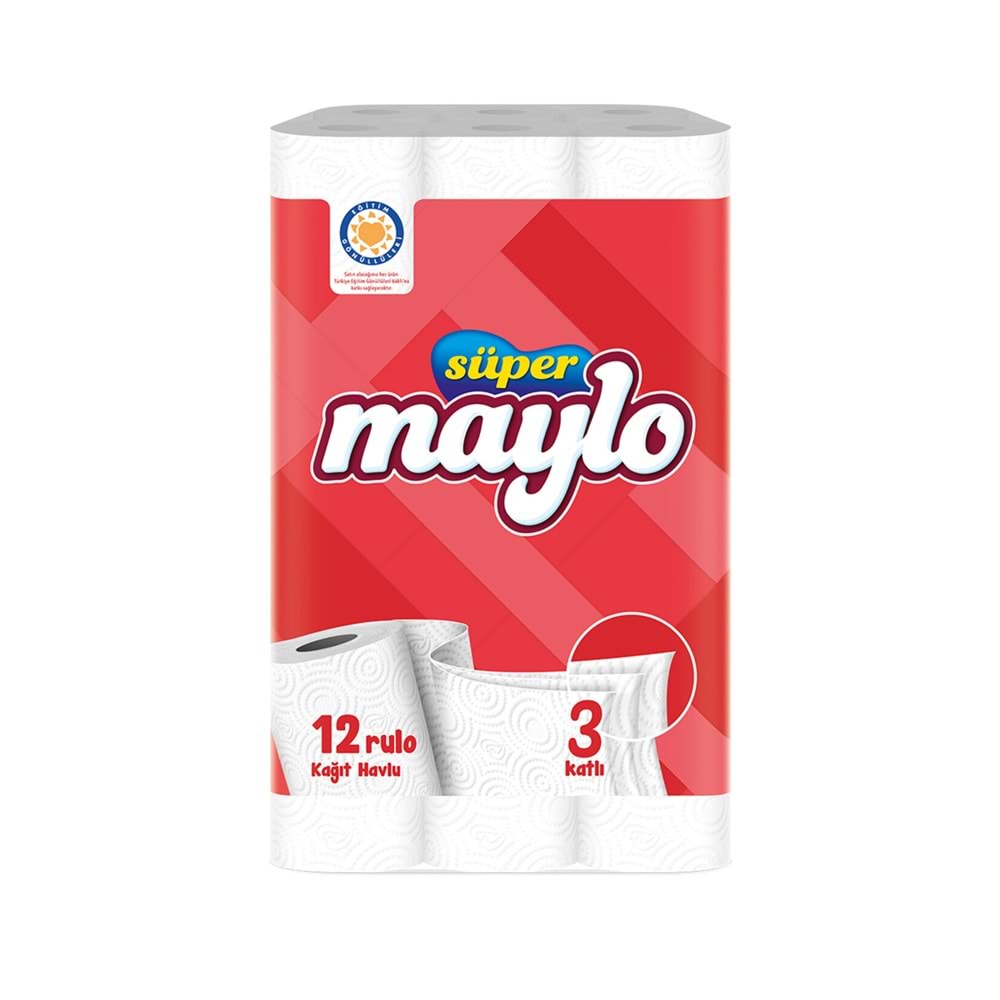 SÜPER MAYLO KAĞIT HAVLU 12Lİ