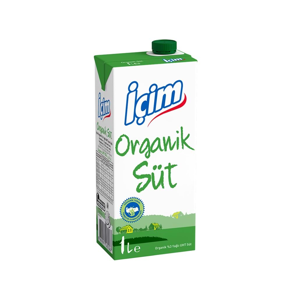 İÇİM ORGANİK SÜT 1LT