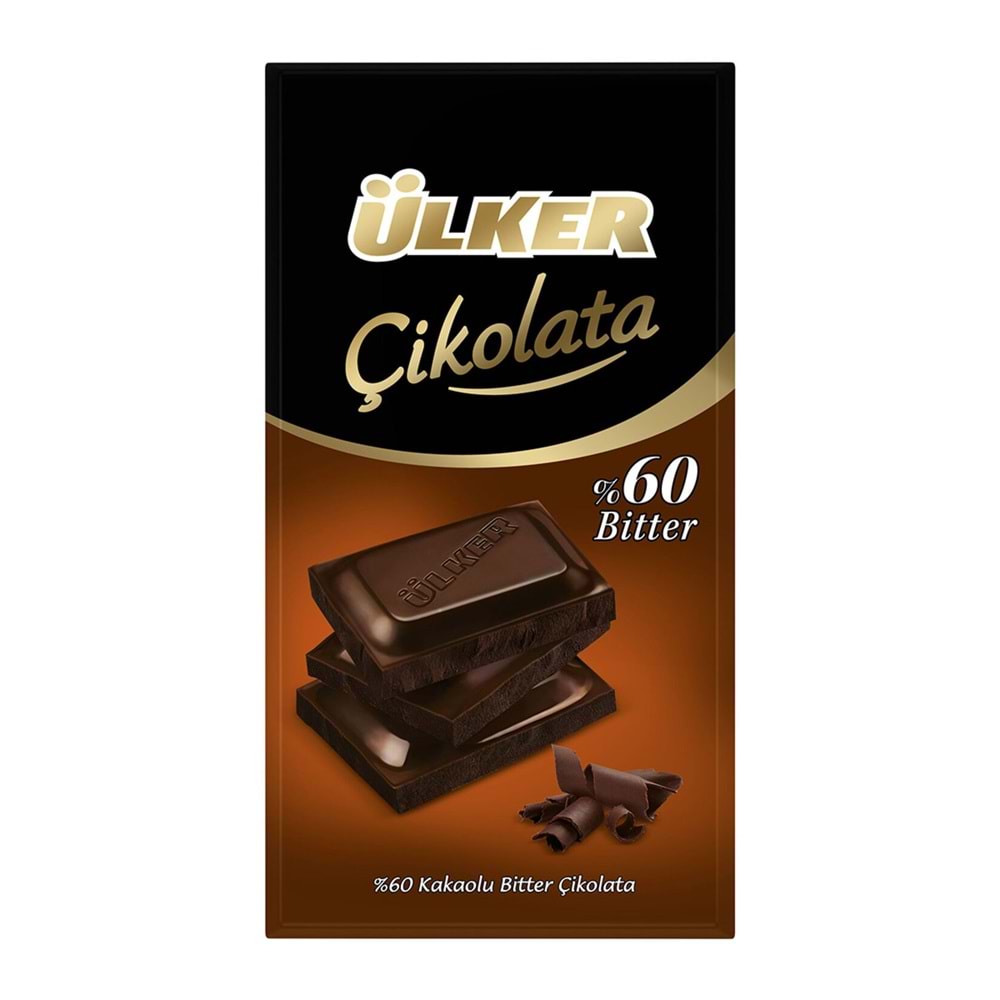 ÜLKER TABLET ÇİKOALTA BİTTER 70GR
