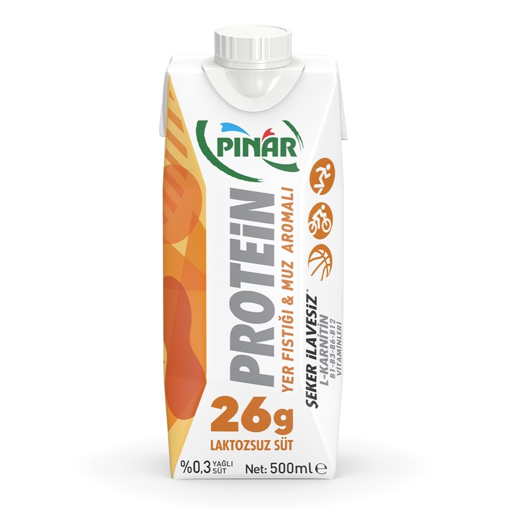 PINAR SÜT PROTEİN YER FISTIKLI 500ML