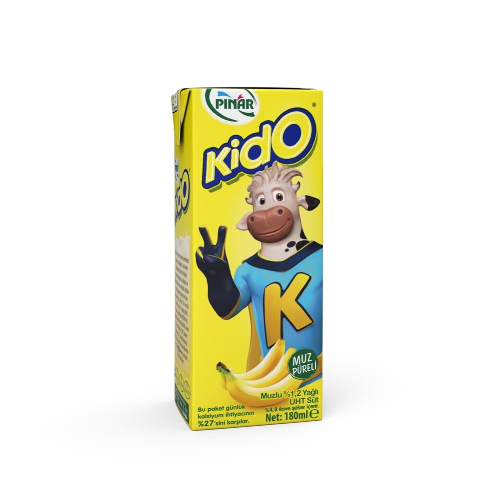 PINAR KİDO SÜT MUZLU 180ML 6 LI