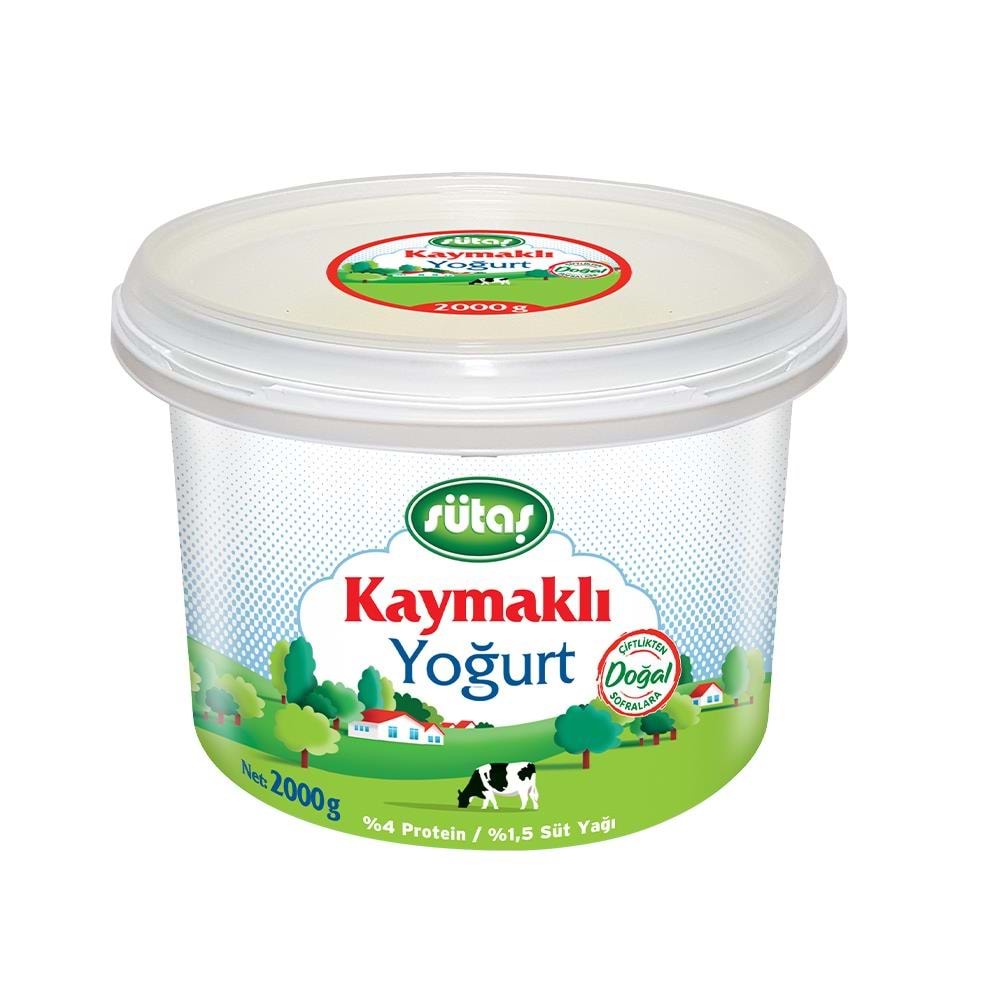 SÜTAŞ KAYMAKLI YOĞURT 2KG
