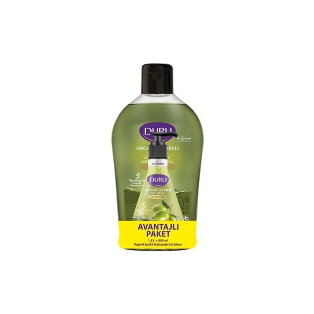 DURU SIVI SABUN ZEYTİNYAĞLI 1500ML+500ML