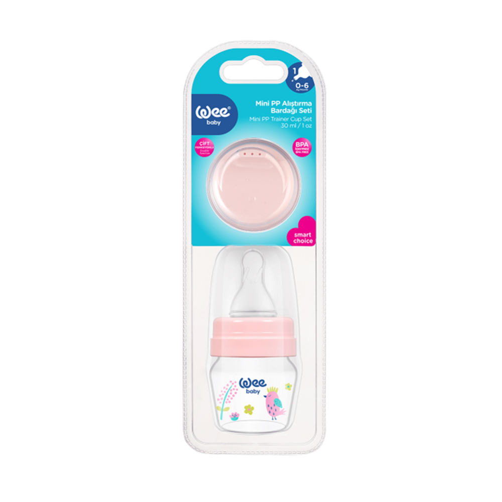 WEE BABY MİNİ PP ALIŞTIRMA BARDAĞI SETİ 30ML