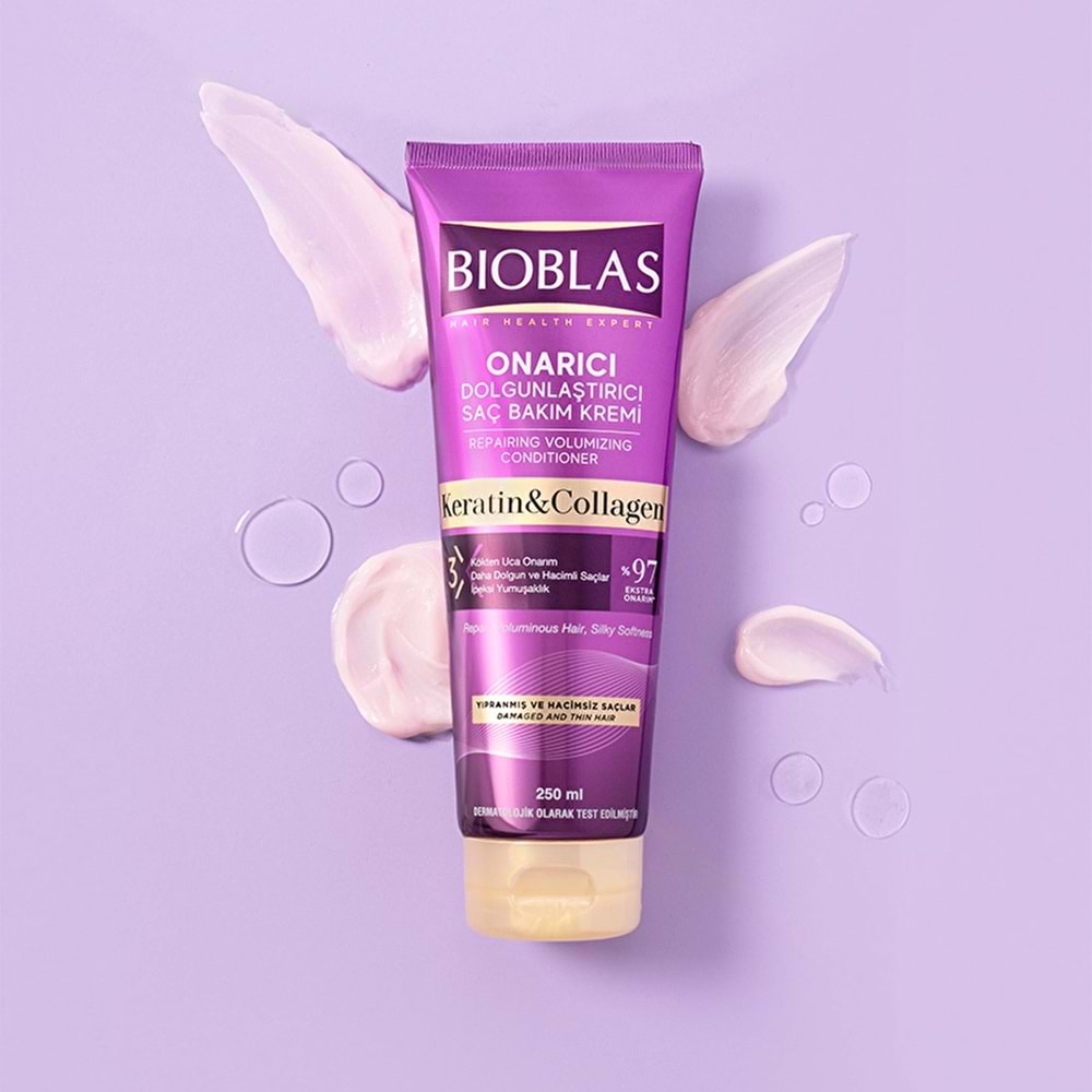 BIOBLAS 250ML KOLAJEN+KERATİN SIVI SAÇ KREMİ