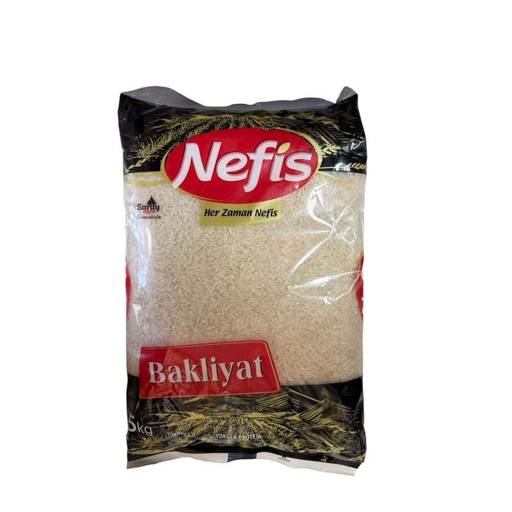 NEFİS BASMATİ PİRİNÇ5 KG