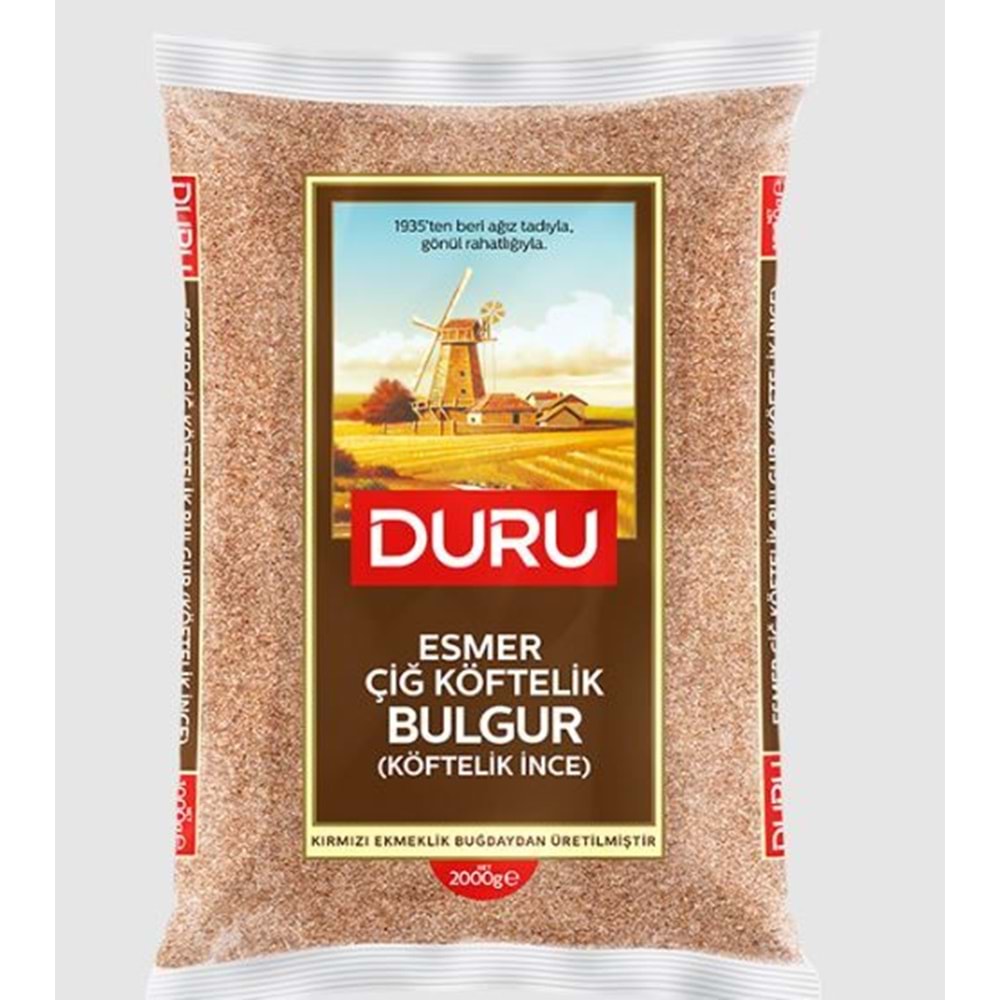 DURU ESMER ÇİĞ KÖFTELİK 2KG