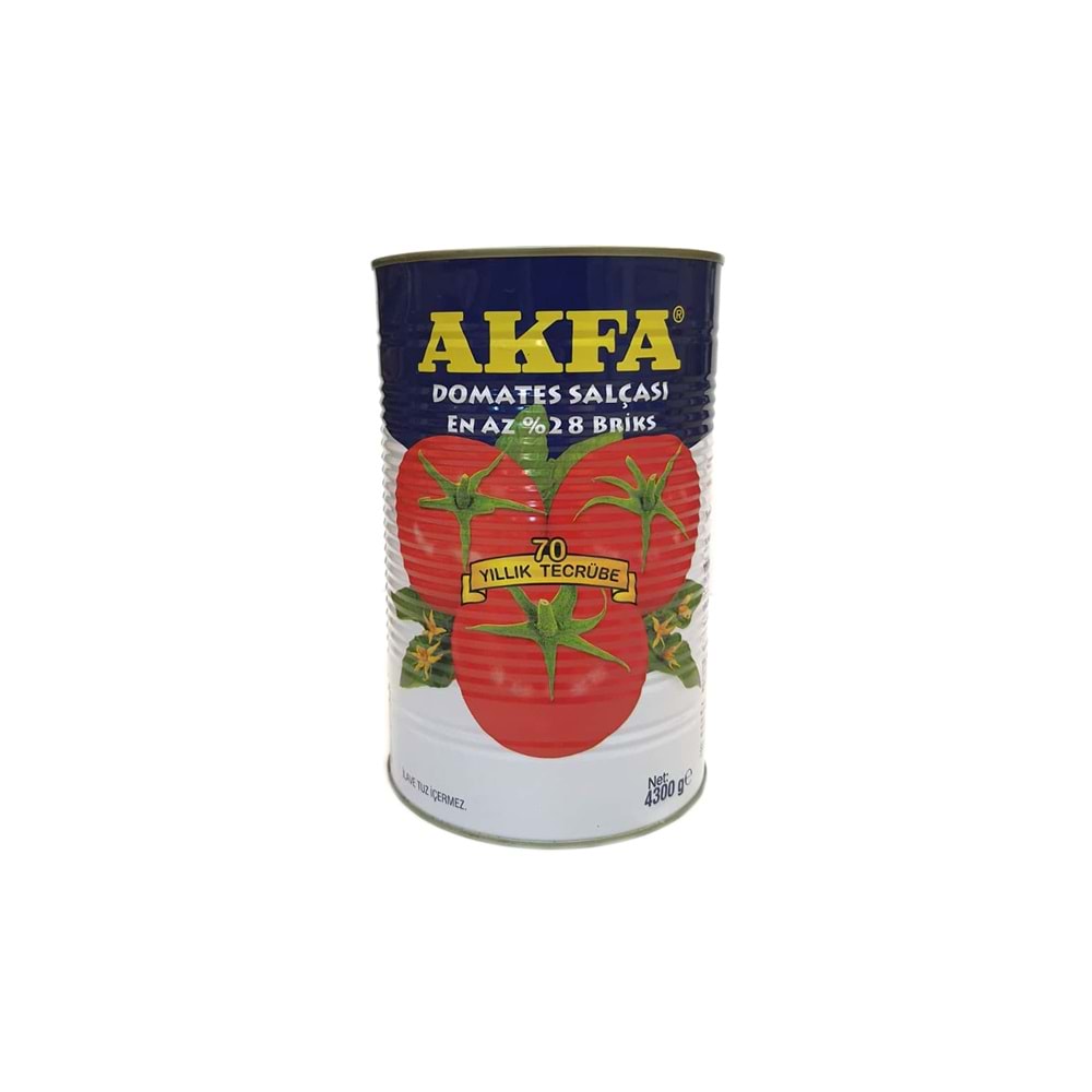 AKFA DOMATES SALÇASI 4300GR TNK