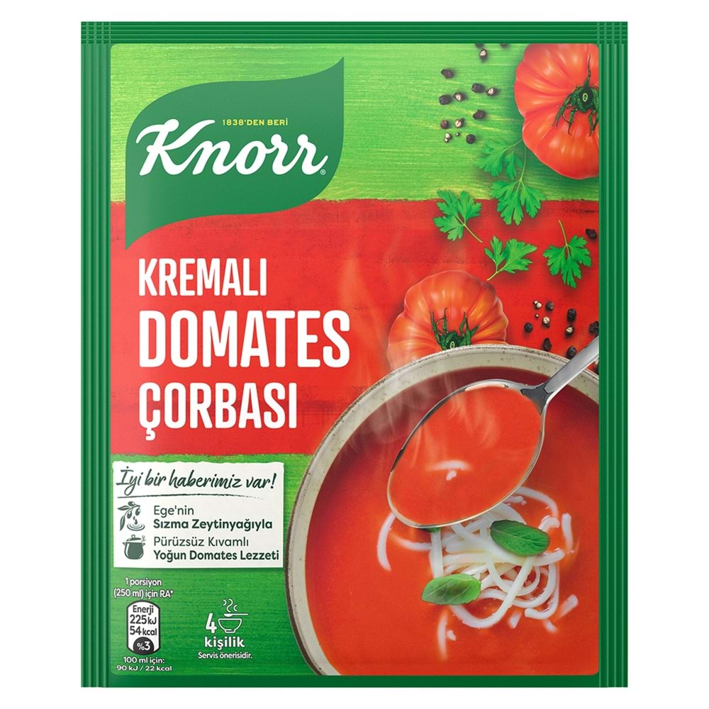 KNORR KREMALI DOMATES ÇORBASI