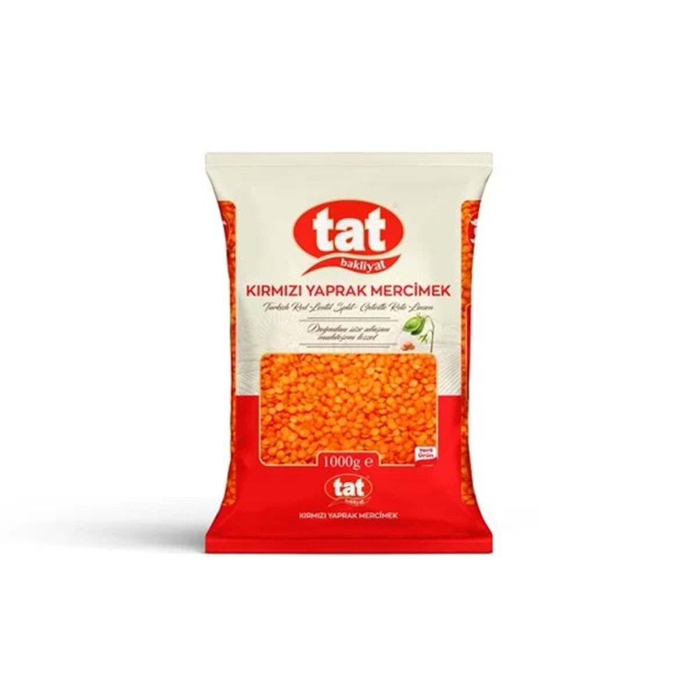 TAT KIRMIZI MERCİMEK YAPRAK 1KG