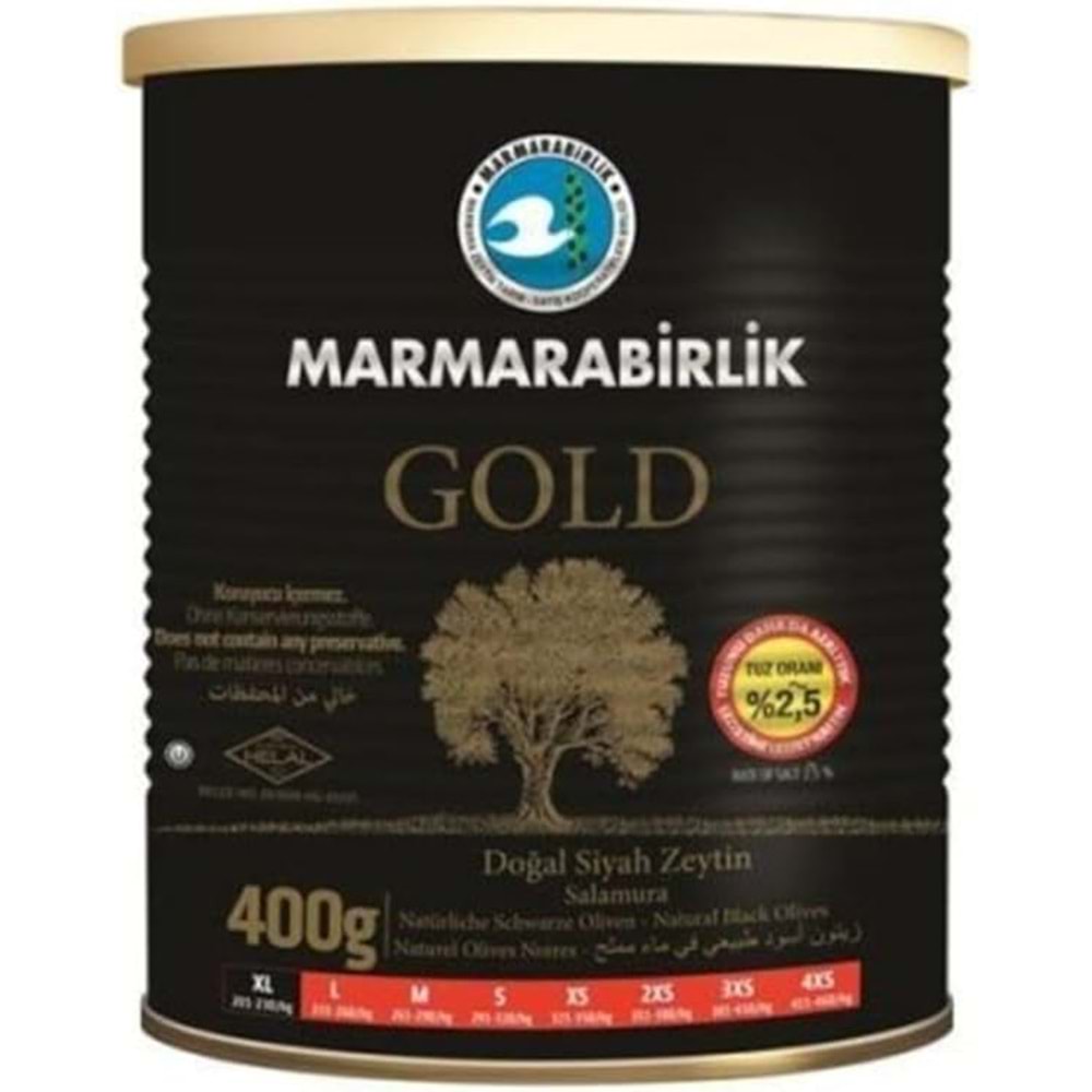 MARMARABİRLİK GOLD XL 400GR TNK