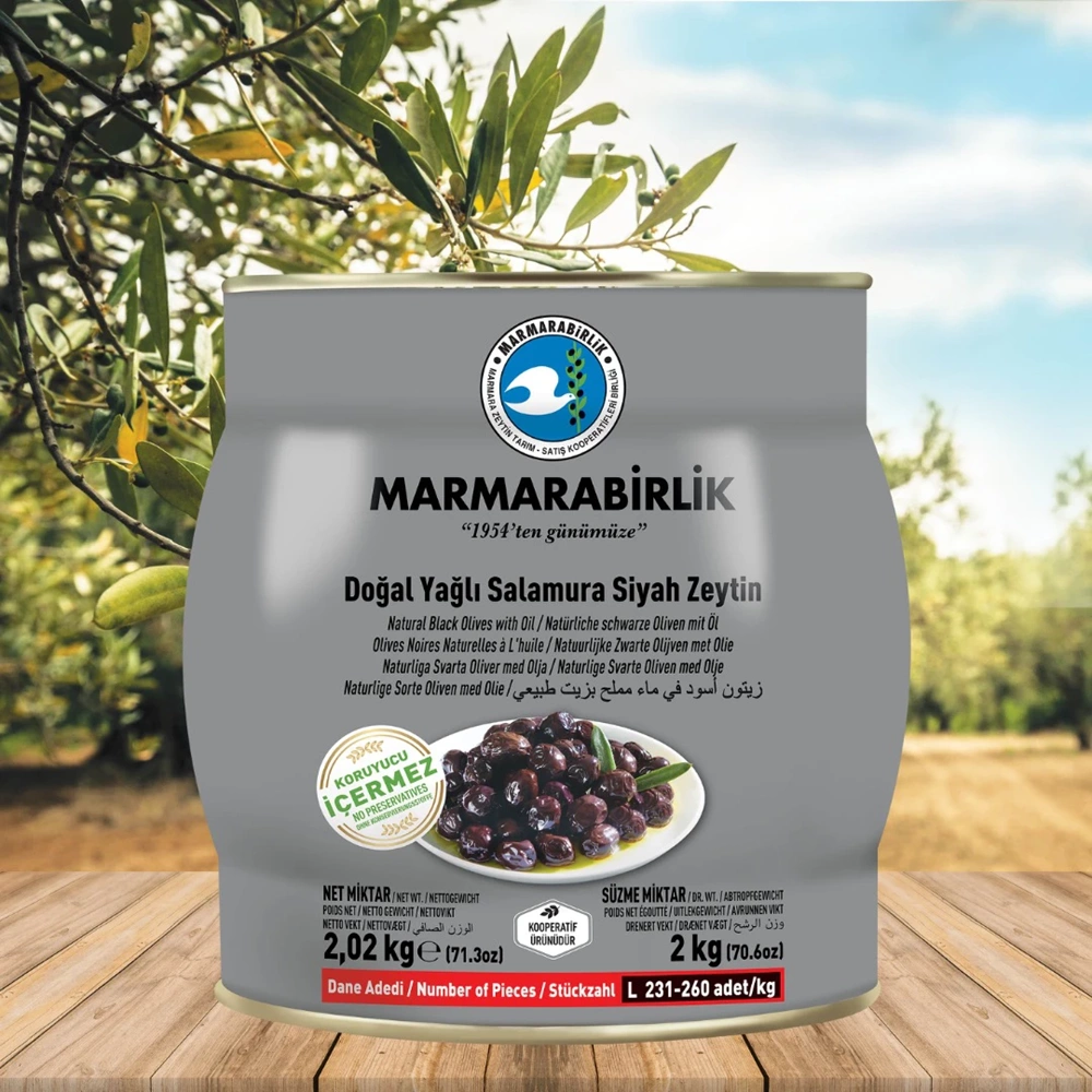 MARMARABİRLİK YAĞ. ZEYT. L 2 KG TNK
