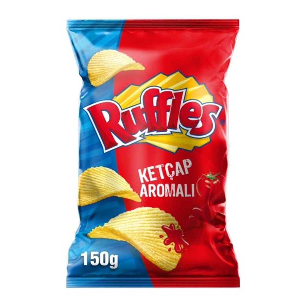 RUFFLES KETÇAP AROMALI CİPS 150GR
