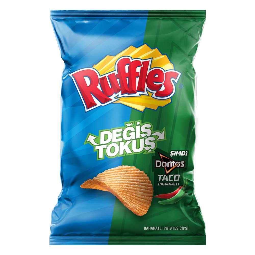 RUFFLES DEĞİŞ TOKUŞ BAHARATLI 160GR