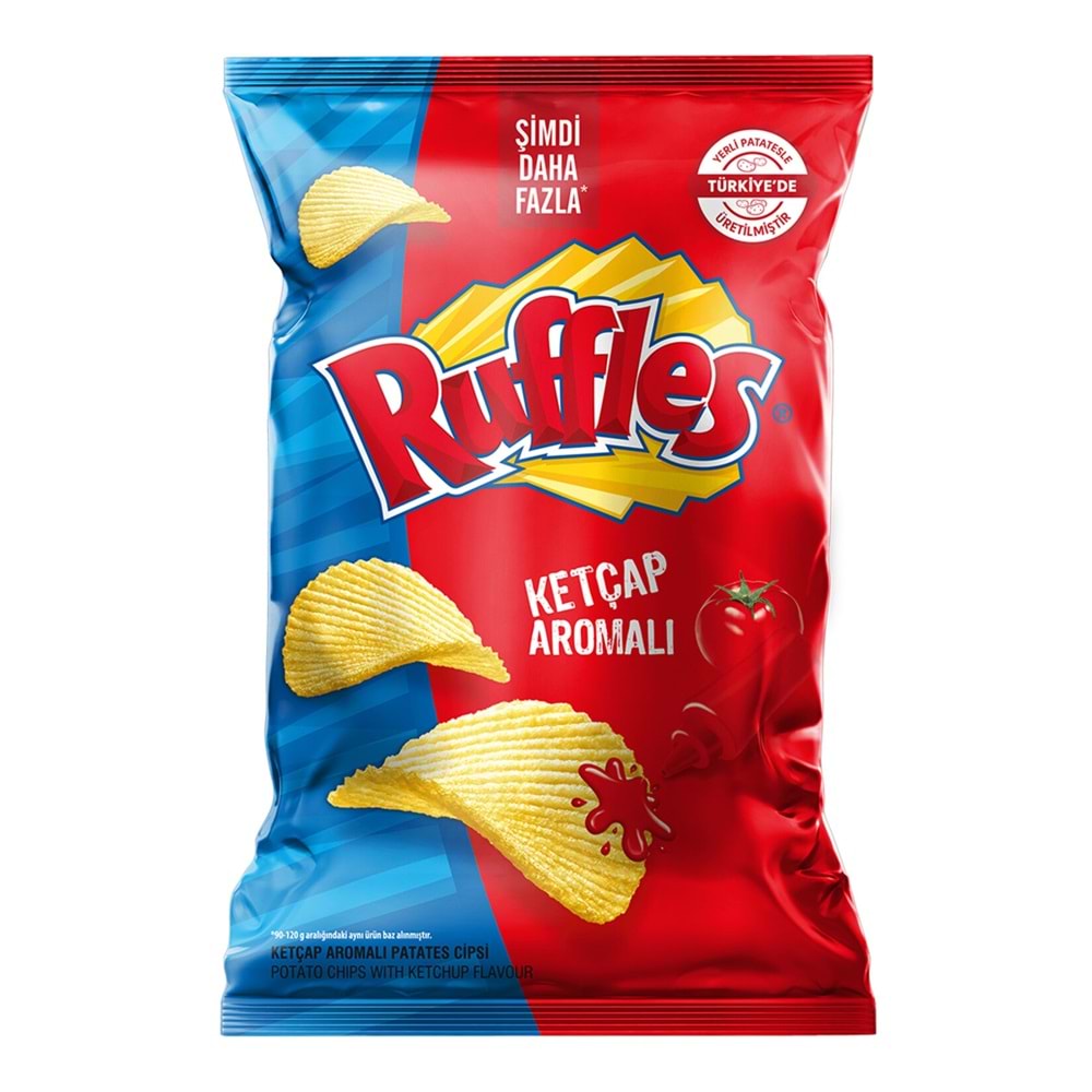 RUFFLES KETÇAP AROMALI CİPS 105GR