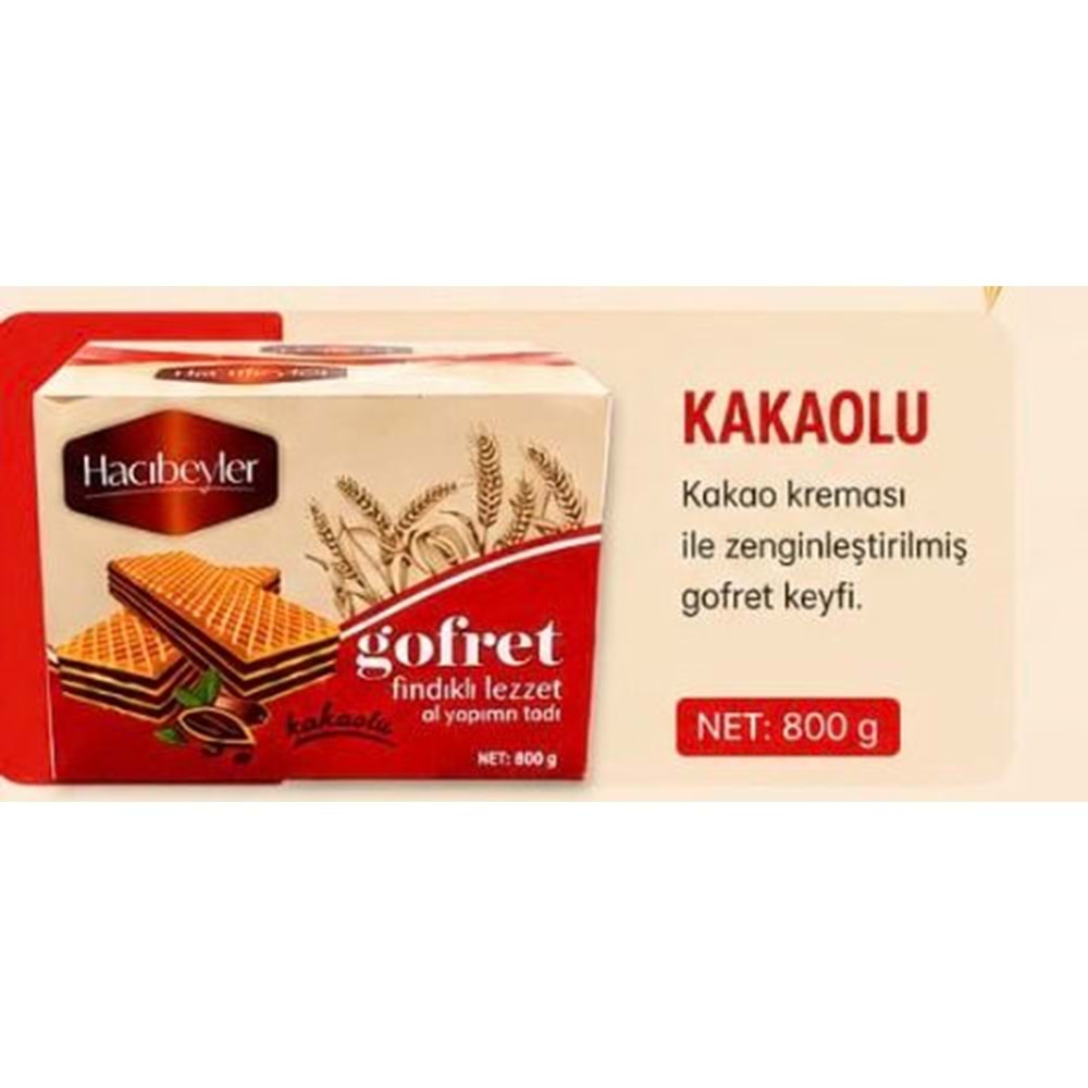 HACIBEYLER GOFRET ÇİKOLATALI