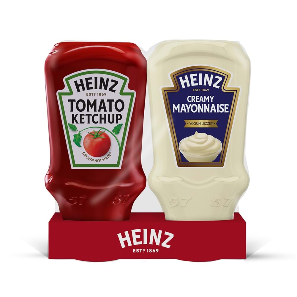 HEİNZ KETÇAP 375GR+MAYONEZ 330GR İKİLİ SET