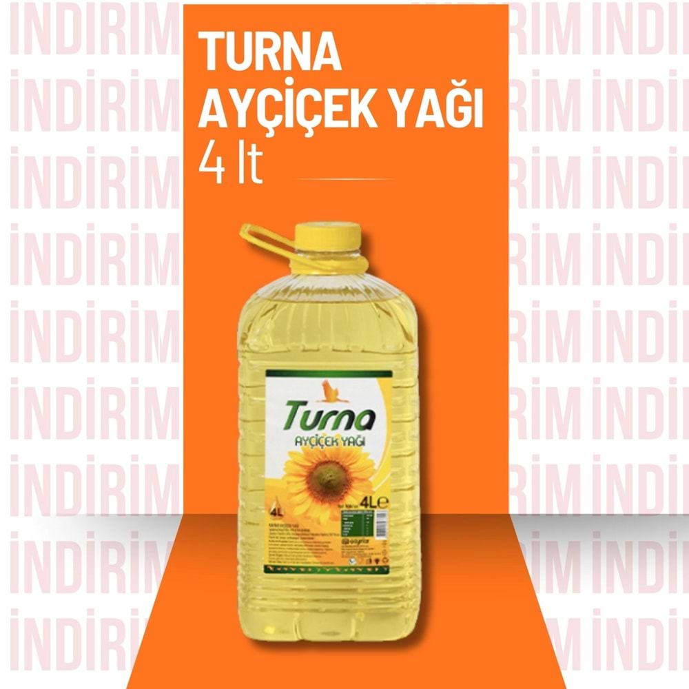 TURNA AYÇİÇEK YAĞI 4L