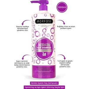 MORFOSE KERATİN 2N1 ŞAMPUAN 1000ML