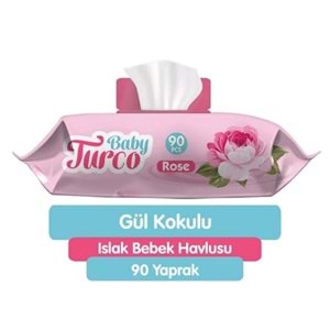 TURCO ISLAK HAVLU GÜL 90LI