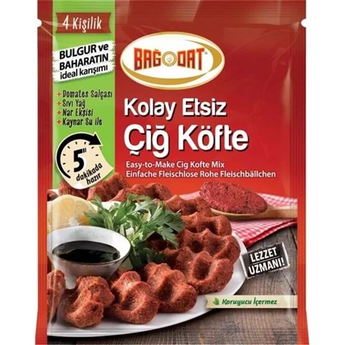 BAĞDAT KOLAY ETSİZ ÇİĞKÖFTE