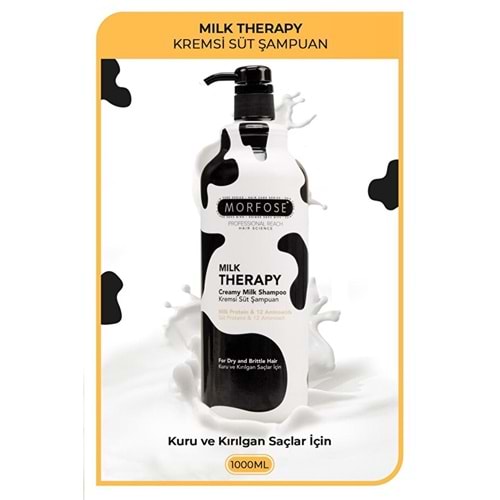 MORFOSE MİLK TERAPİ ŞAMPUAN 1000ML