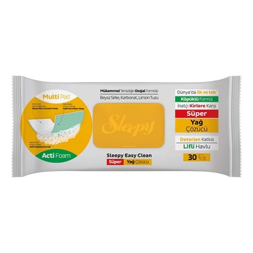 SLEEPY YAĞ SÖKÜCÜ YÜZEY TEMİZLEME HAVLUSU