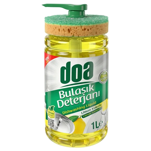 DOA BULAŞIK DETERJANI SÜNGER LİMON 1000ML