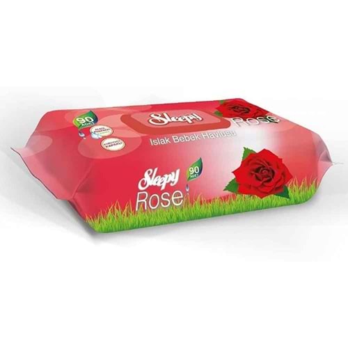 SLEEPY ISLAK HAVLU GÜL KOKUSU 90LI