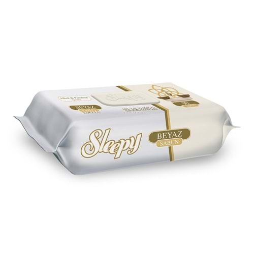 SLEEPY ISLAK HAVLU BEYAZ SABUN 90LI
