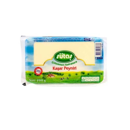 SÜTAŞ KAŞAR PEYNİR 200GR