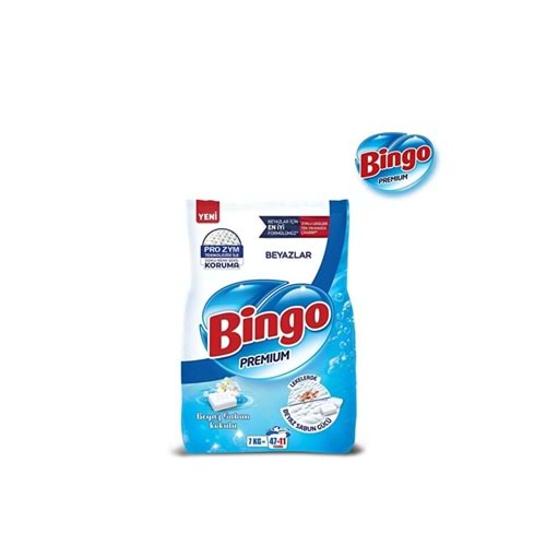 BİNGO BEYAZ SABUN KOKULU BEYAZLAR VE RENKLİLER 7KG