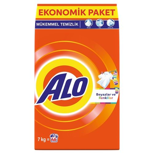 ALO KAR ÇİÇEĞİ FERAHLIĞI BEYAZLAR VE RENKLİLER 7KG