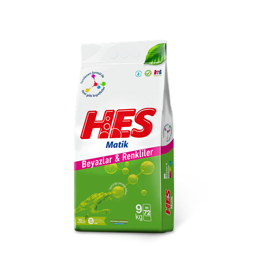 HES BEYAZLAR VE RENKLİLER 9KG