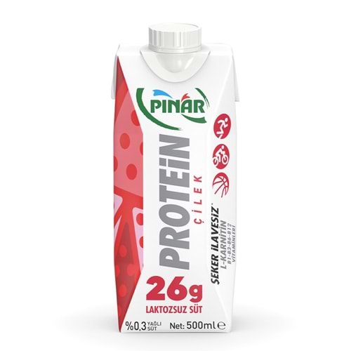 PINAR SÜT PROTEİN ÇİLEKLİ 500ML