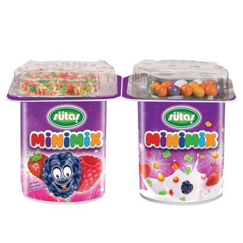 SÜTAŞ MİNİMİX ORMAN MEYVELİ 2x90GR