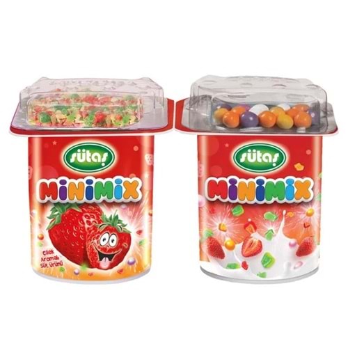 SÜTAŞ MİNİMİX ÇİLEK 2x90GR