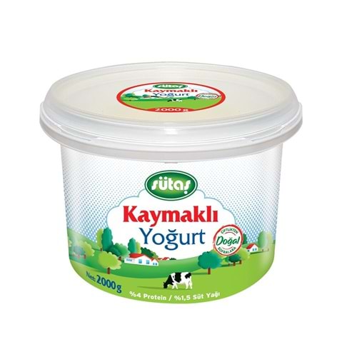 SÜTAŞ KAYMAKLI YOĞURT 2KG