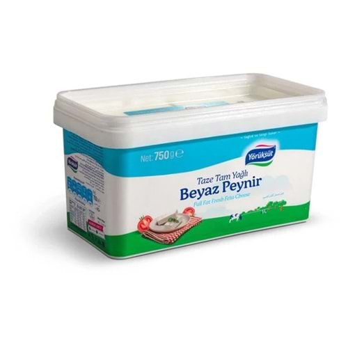 YÖRÜK TAM YAĞLI TAZE BEYAZ PEYNİR 750GR