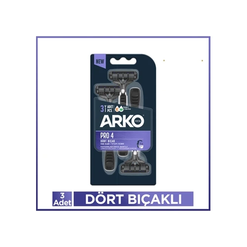 ARKO TIRAŞ BICAĞI PRO4 BLISTER 3LÜ
