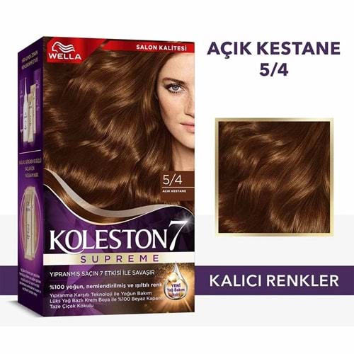 KOLESTON KİT BOYA 5/4 AÇIK KESTANE
