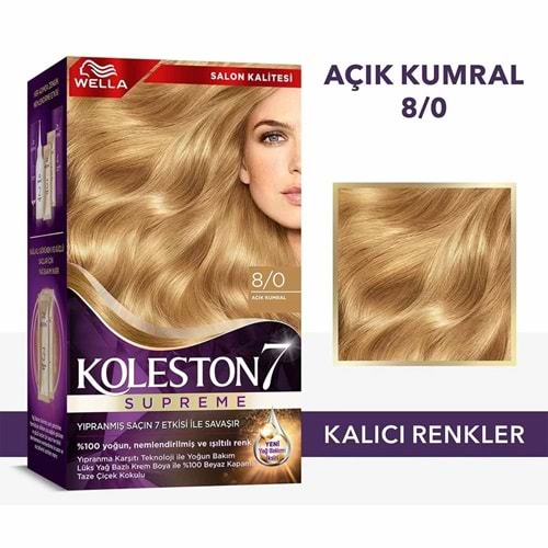 KOLESTON KİT BOYA 8/0 AÇIK KUMRAL