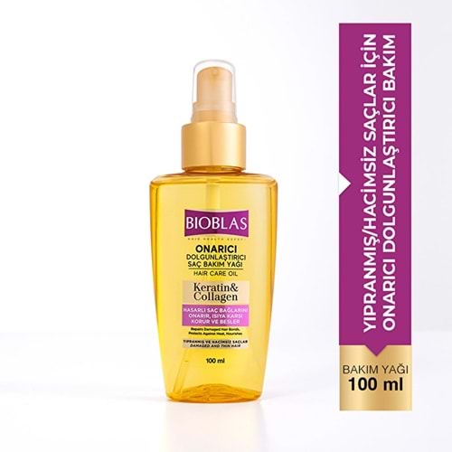 BIOBLAS 100ML KERATIN-COLLAGEN YAĞ